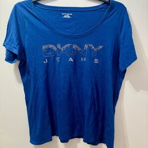 DKNY Jeans Blue T-Shirt, Women's Size 14/16W